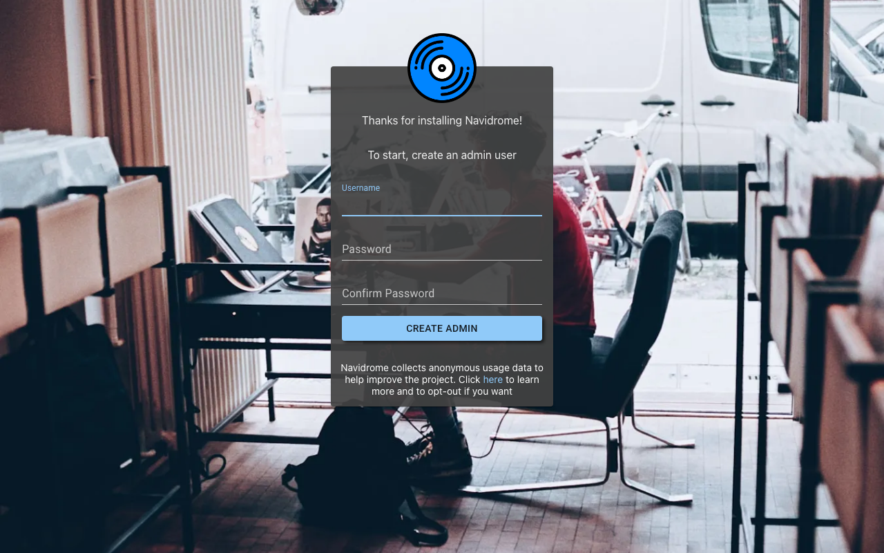 navidrome screenshot